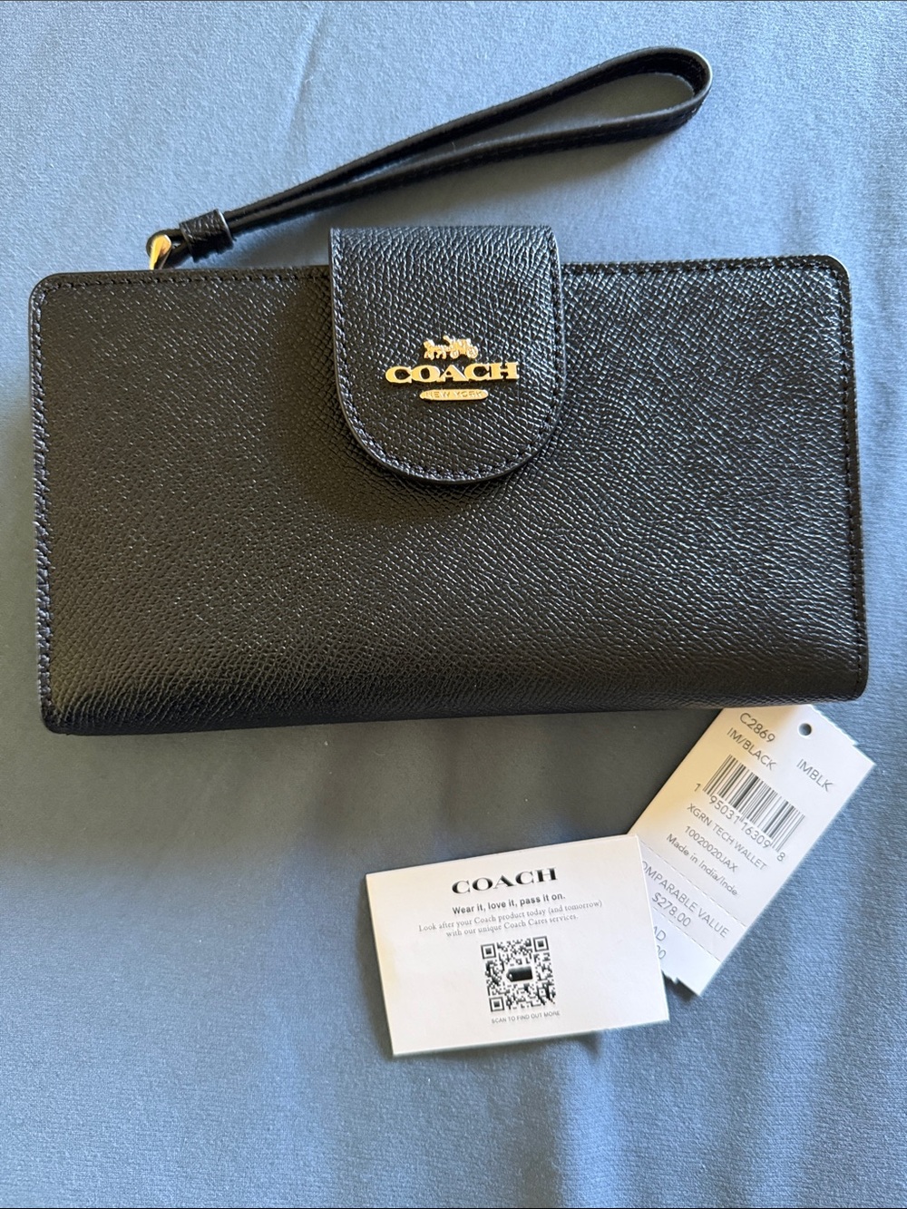 Coach Phone Wristlet/Tech Wallet